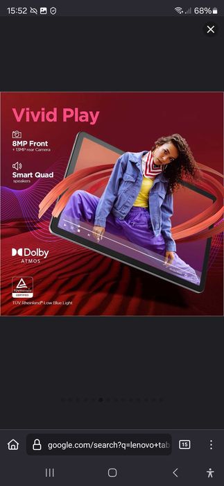 Lenovo Tab M11 (4GB 128GB) (Wifi) - Luna Grey + Pen + Folio