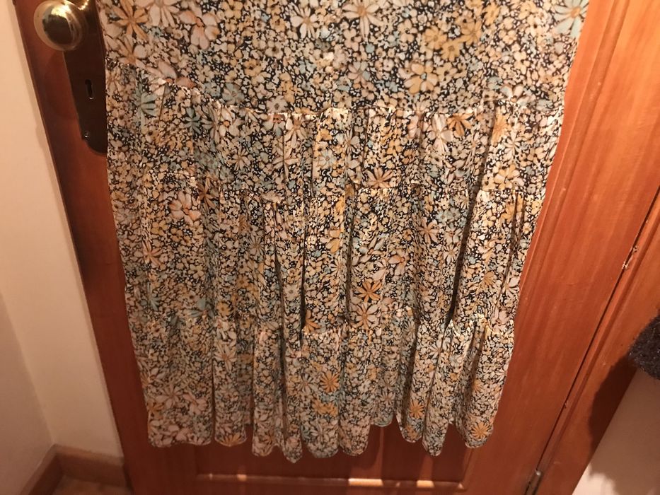 Vestido comprido Bershka