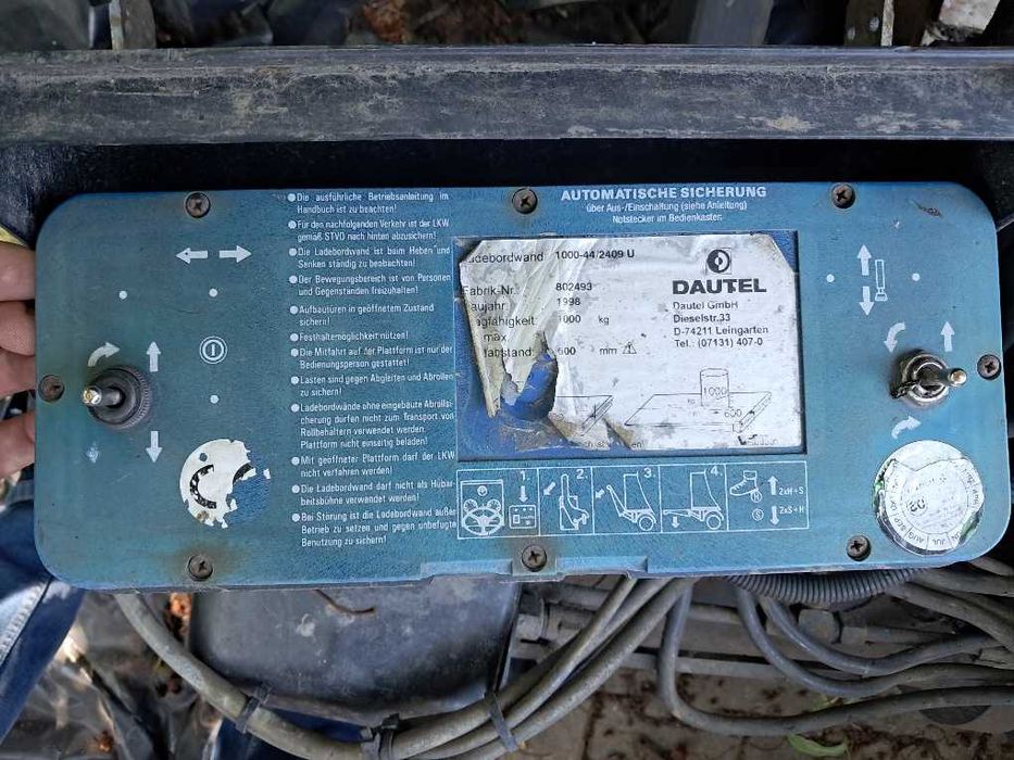 Winda załadowcza DAUTEL 1998 1T