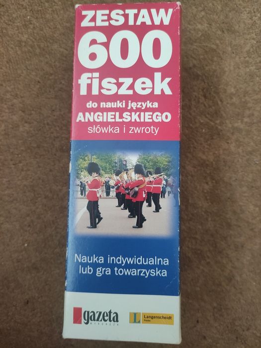 Fiszki do nauki języka angielskiego