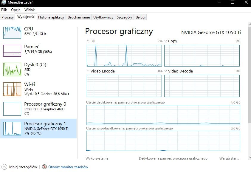 Komputer HP | i5-4570 | 16GB | 240GB | GTX1050Ti 4GB | Win 10