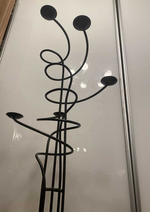 świecznik stalowy wysoki 120 cm