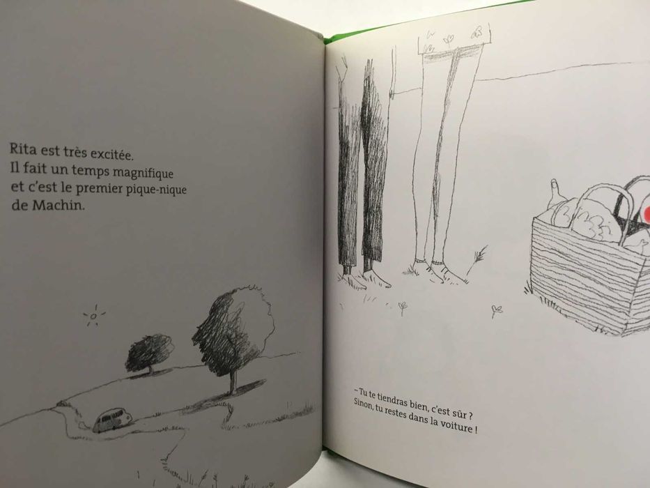 Livro (Francês) – Le Pique-Nique de Rita de Machin