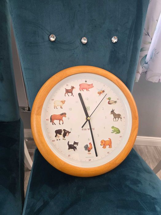 Zegar ścienny w zwierzęta