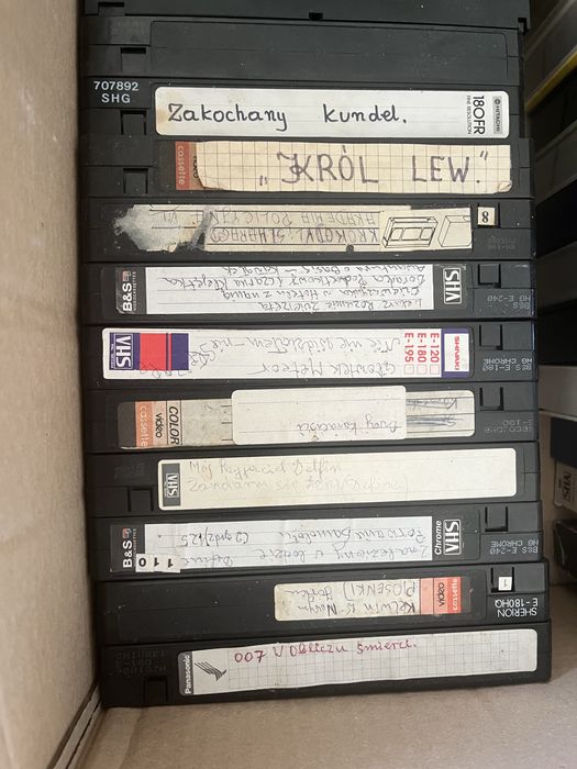 Zestaw 37 kaset VHS