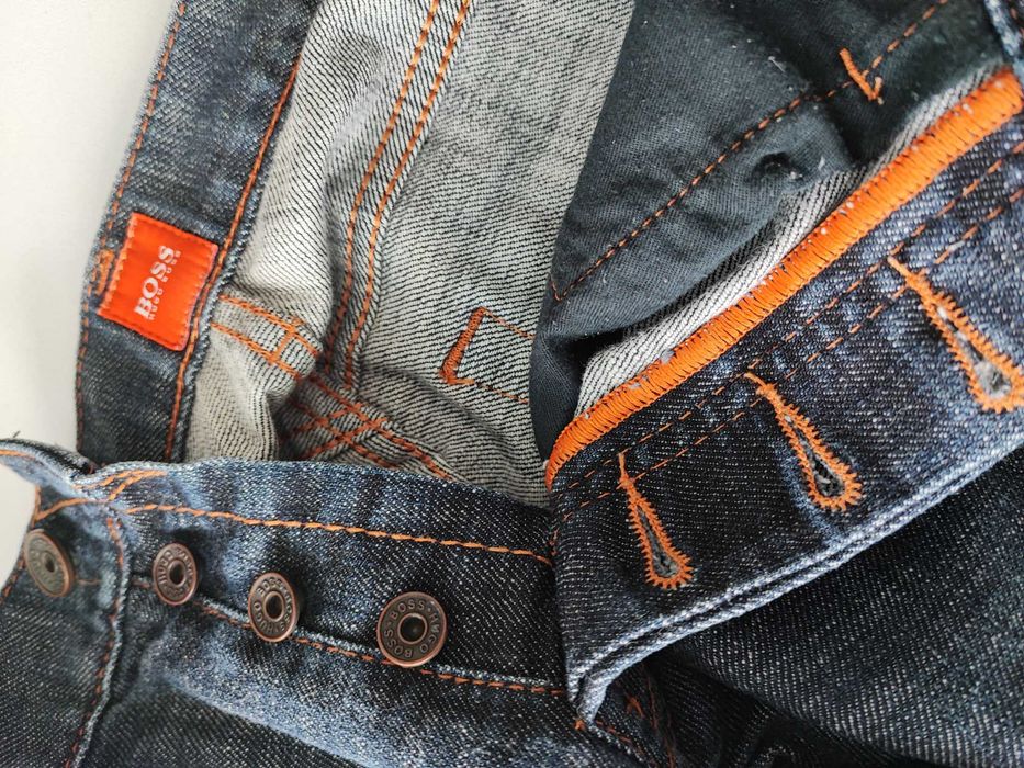 Spodnie jeans Hugo Boss Orange