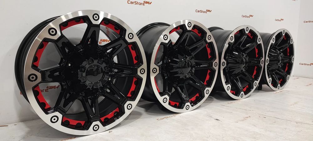 Jantes Torke 16 x 8 et -12 6x139.7 Preto Brilhante