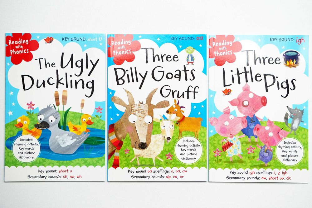 "Reading with Phonics" zestaw książeczek angielskich do nauki wymowy
