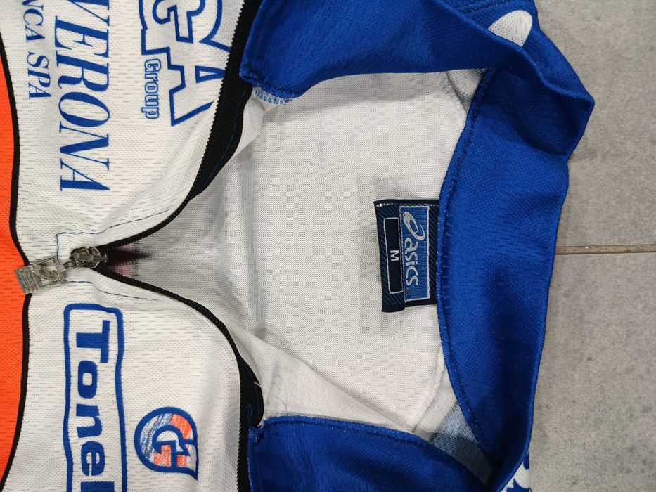 Vintage koszulka Asics kolarska roz. M męska rowerowa