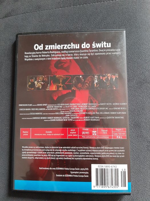 Od zmierzchu do świtu DVD ŚWIETNY STAN! Tarantino!