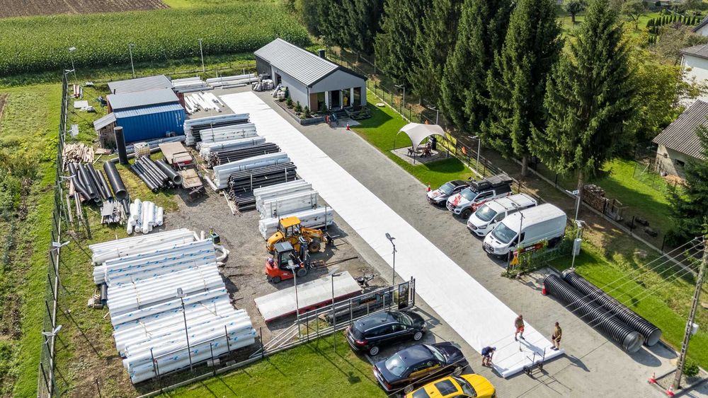 NAJSILNIEJSZA Geowłóknina drogowa do 6m 400g POLIPROPYLEN