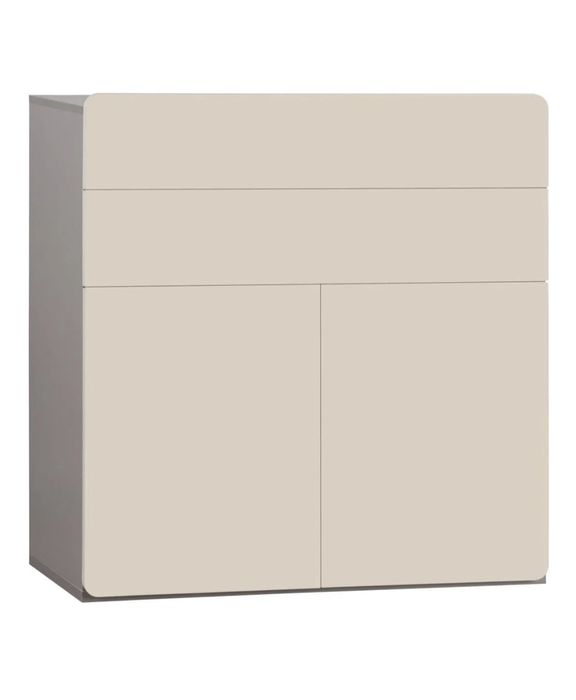 Komoda beżowo szara VOX 2PIR