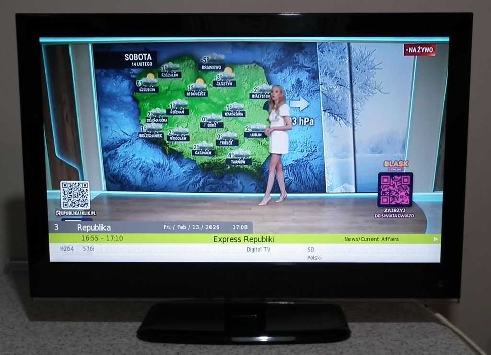 mały telewizor 24"