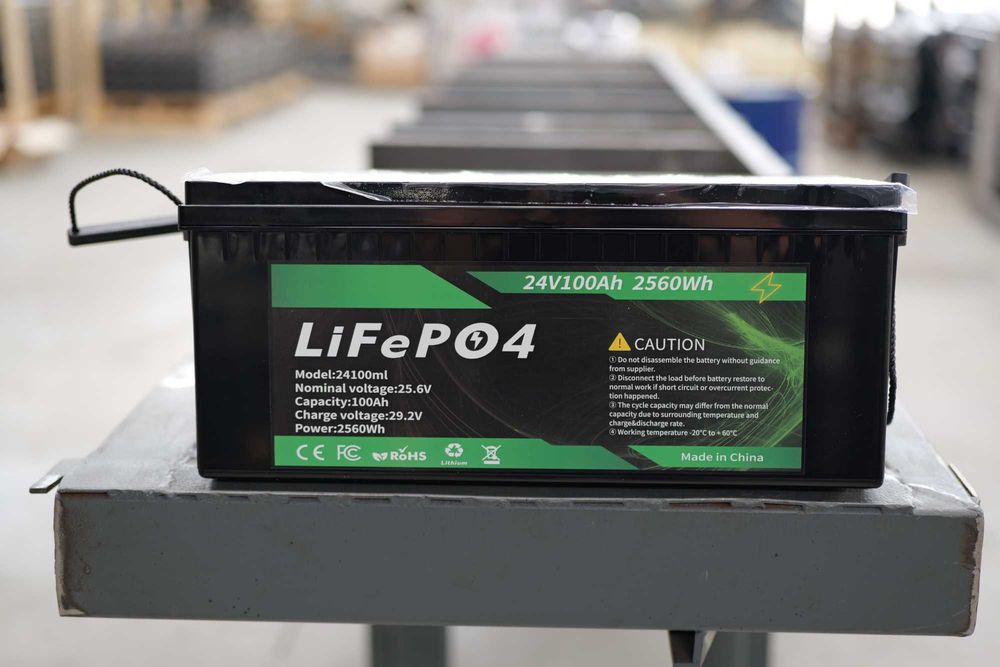 АКУМУЛЯТОР LiFePO4 24V 100Ah 2560Wh–  для автономного живлення