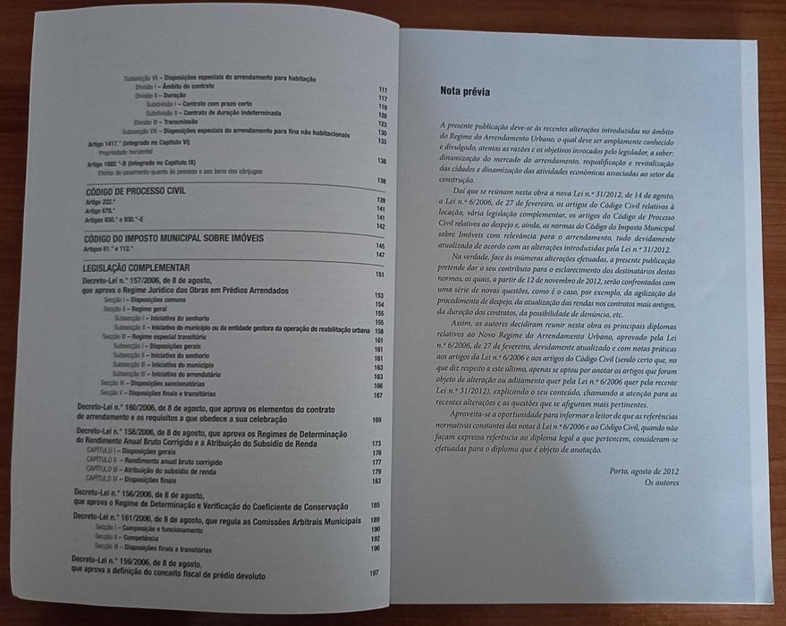 Novo Regime do Arrendamento Urbano - Notas práticas (2012)