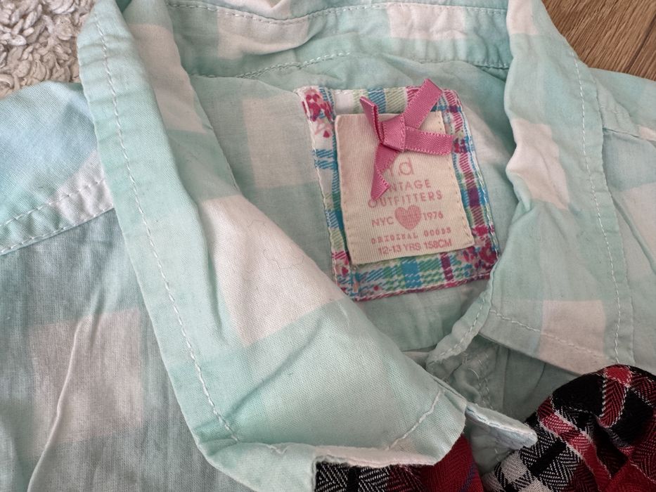 Zestaw bluzek i koszul z długim rękawem dla dziewczynki r.146-152