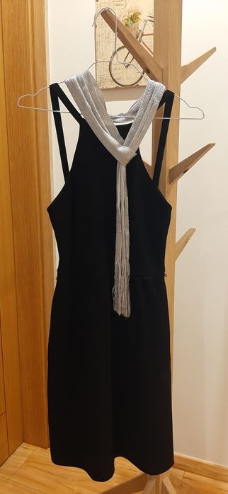 Vestido de cerimónia preto (usado uma vez)