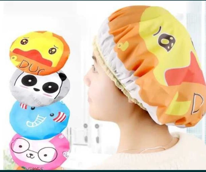 Шапочка для душа купання яскрава