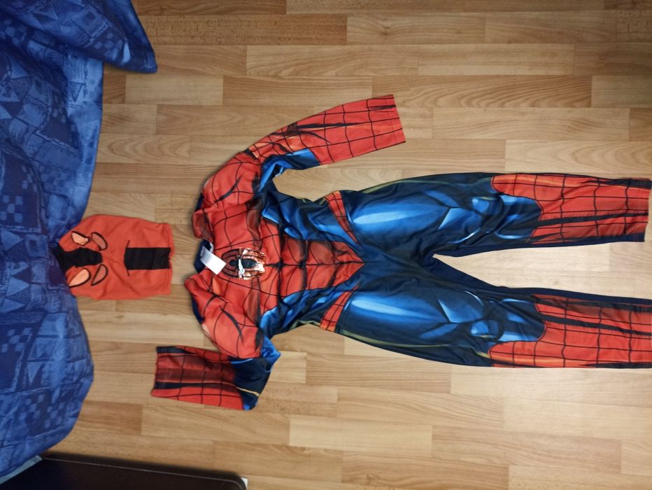 Карнавальный костюм Человек Паук, Spider Man с мускулами от 6-9 лет