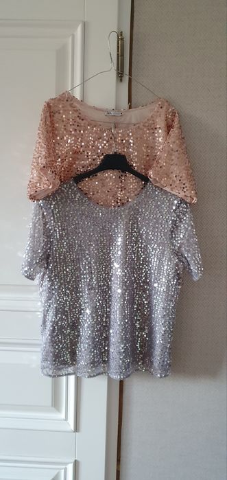 Блуза Zara з паєтками