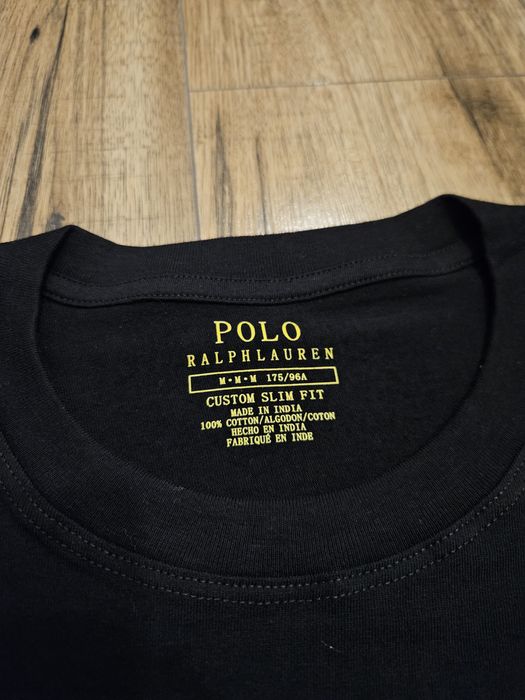 Nowa czarna koszulka Ralph Lauren