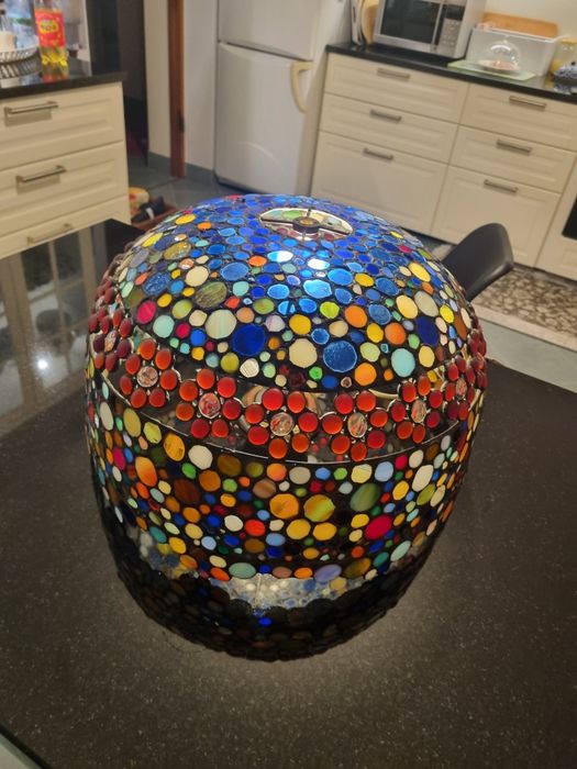 Lampa witrażowa sufitowa