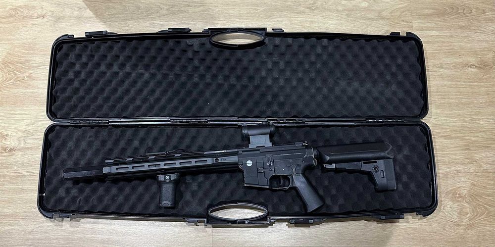 KIT AIRSOFT – kRYTAC Trident Mk2 SPR (com upgrades) + TOKYO MARUI Glock 17 + Equipamento