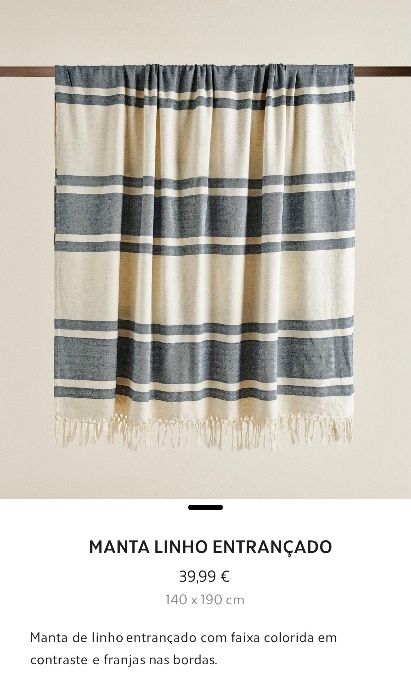 Mantas Zara Home NOVO