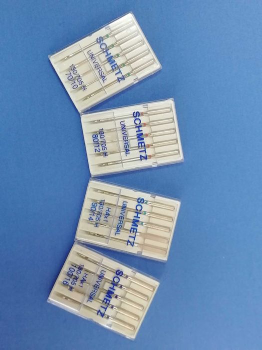 Agulhas para máquina de costura doméstica SINGER, OLIVA, PFAFF, Alfa