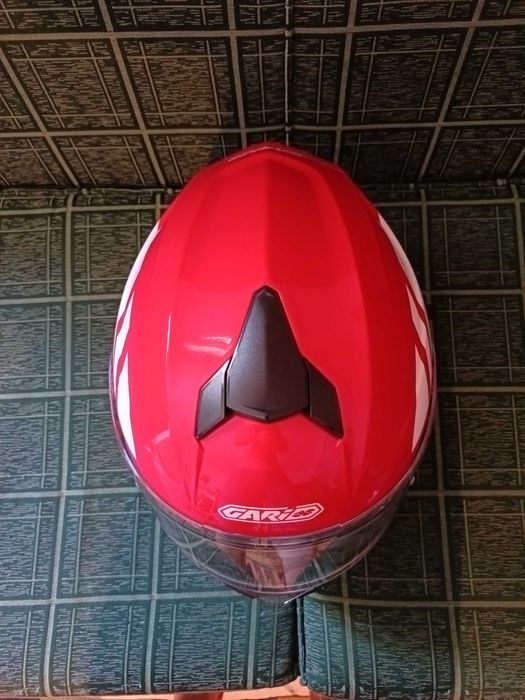 Capacete Moto Integral Gari Vermelho Tam L