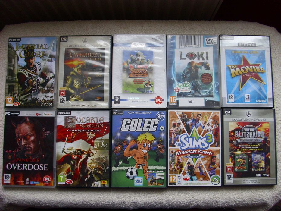 Gry PC - Gothic, Sims, Harry Potter, Władca Pierścieni