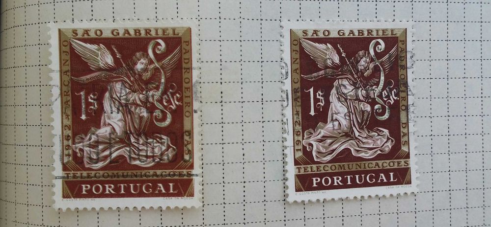 Filatelia selos Portugal ano 1962