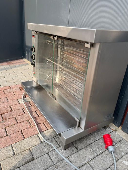 Gril rożen do kurczaka kromet elektryczny