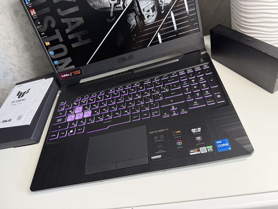 Asus Tuf F15/RTX3050/144Hz/i5-11th/512GB/Гарантия 30д.
