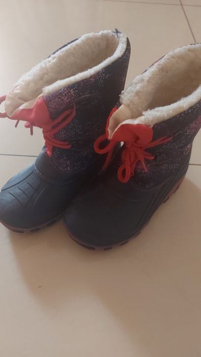 Śniegowce buty kozaki 28 dziewczece lidl gumowce