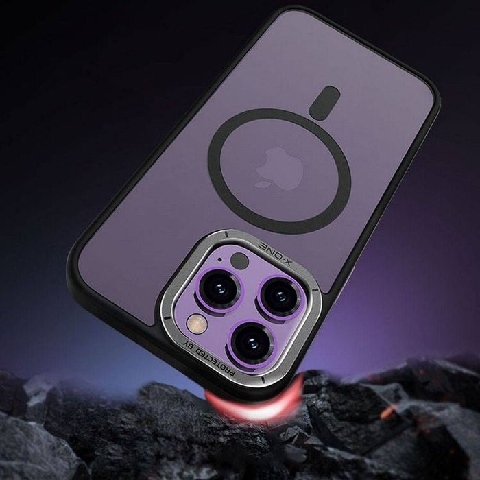 Futerał X-ONE Dropguard Magnetic Case Air (kompatybilny z MagSafe) - do Apple iPhone 15 Plus czarny