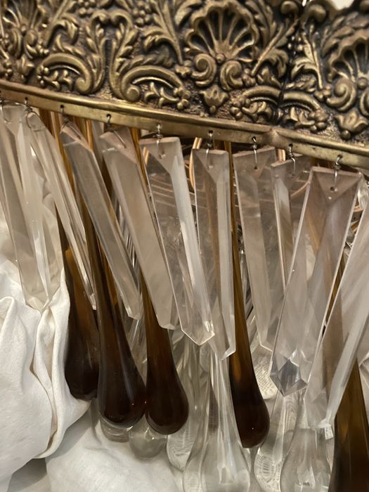 Espectacular lustre tecto anos 70