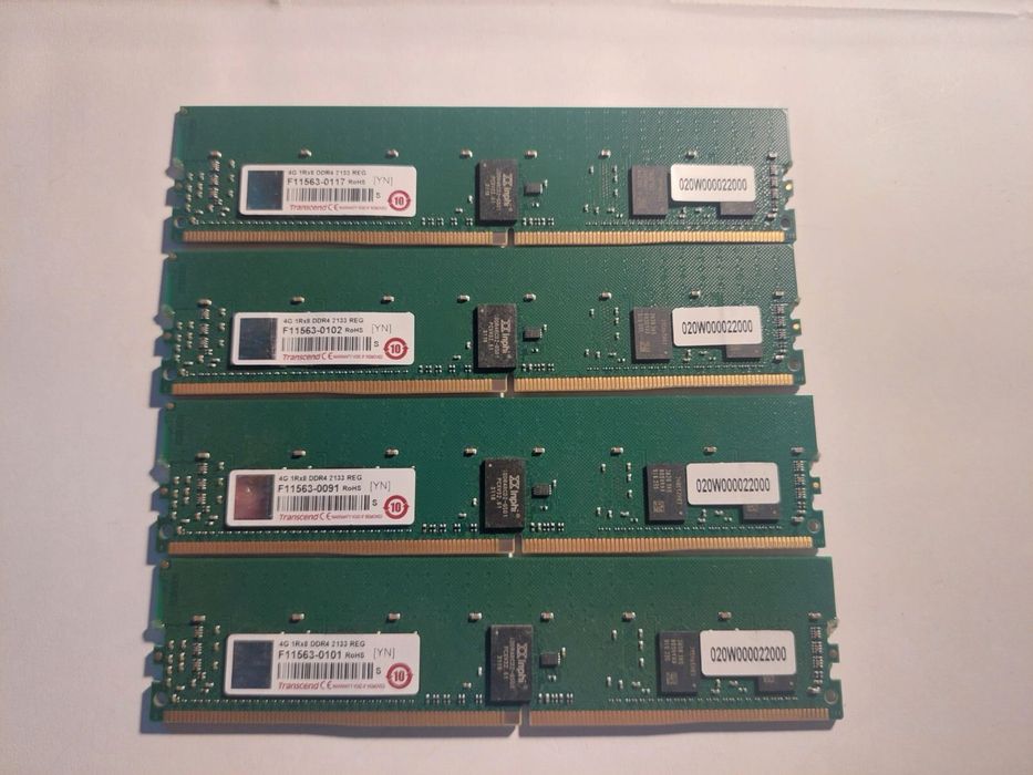 ddr4 4gb 2133 Trancsend серверна оперативна памʼять ram rdimm