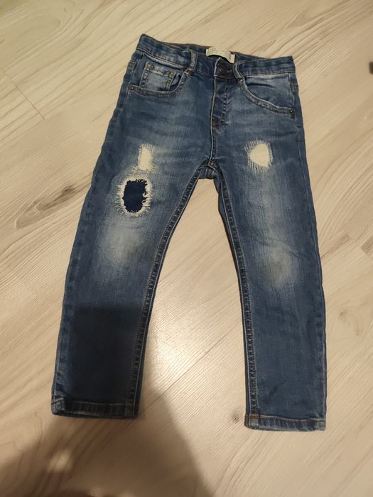 Spodnie jeansowe zara baby boy 104