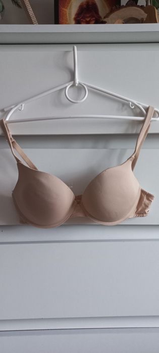 Stanik bezowy 75B push up
