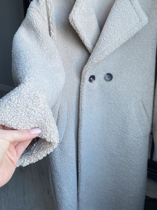 Пальто. Шуба. Тедді пальто. Zara.