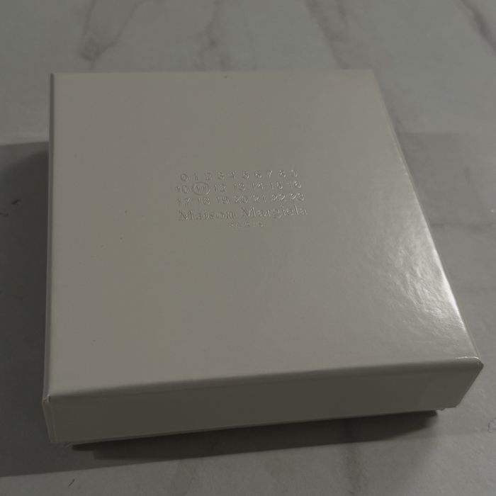 • Maison Margiela чорний шкіряний картхолдер •