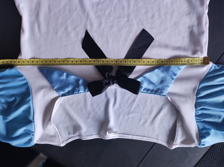 "Grzeczna uczennica"+rajstopy czarne -nowe- sukienka, przebranie