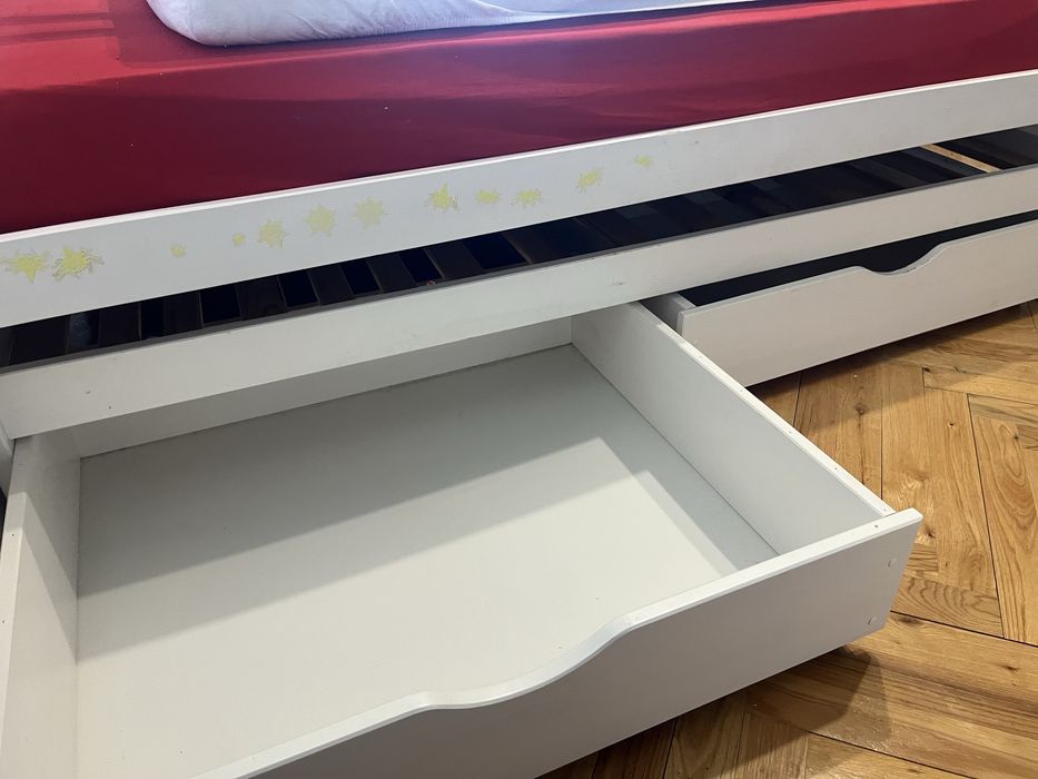 Łóżko podwójne wysuwane 200x90