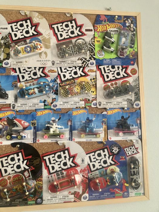 Quadro Colecionaveis Tech Deck/Hot Wheels