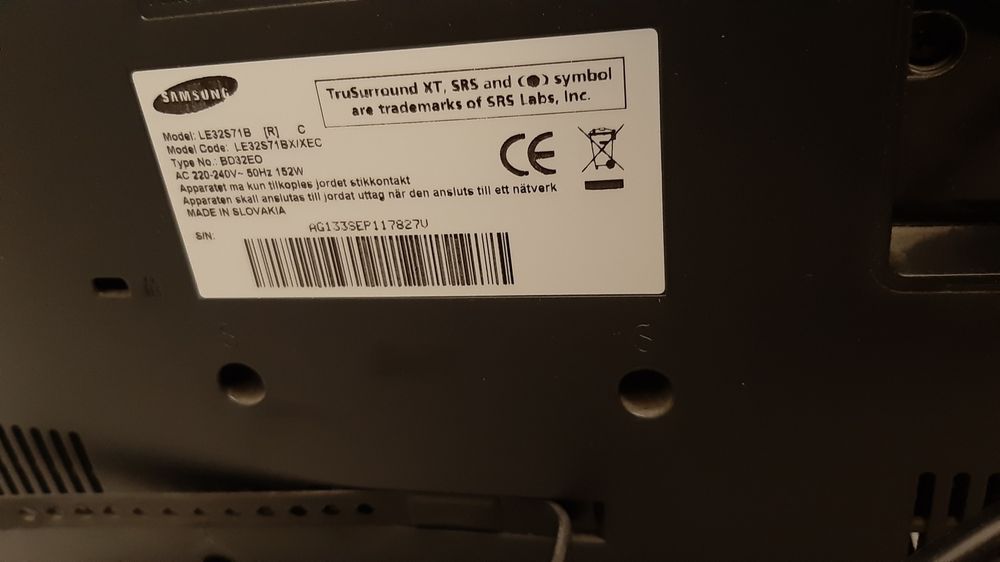 TV Samsung LE32S71B
