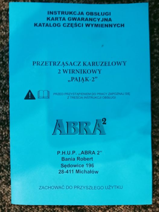 Przetrząsacz karuzelowy-dowóz.