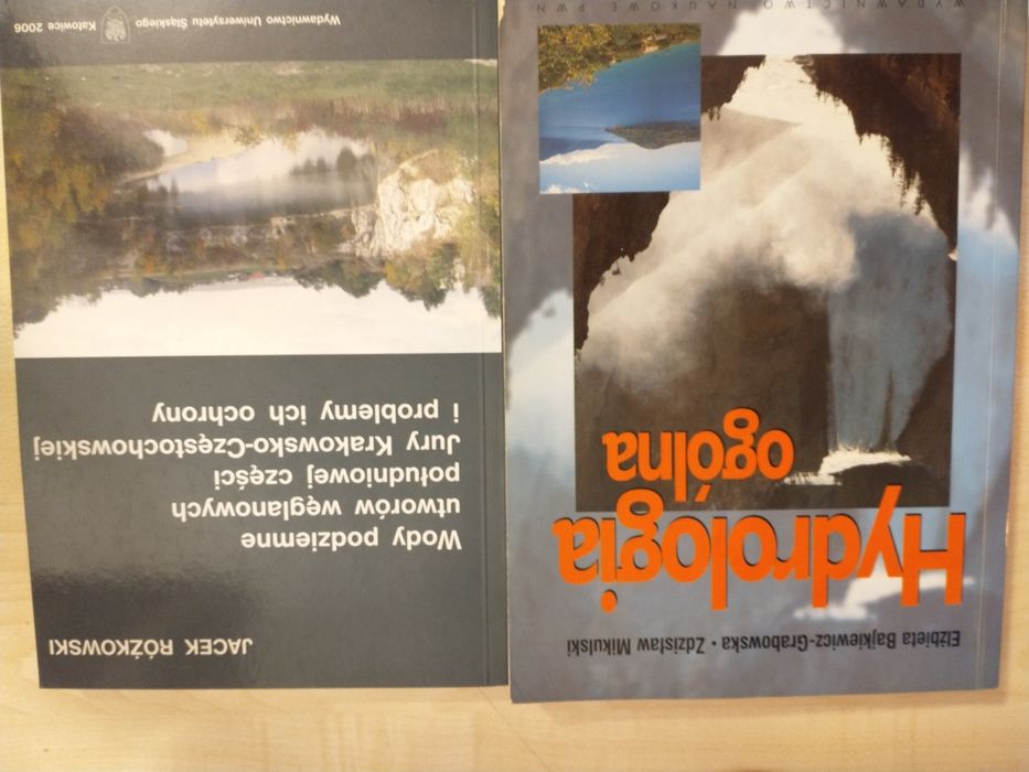 2 ksiązki = Hydrologia ogólna + Wody podziemne utworów węglanowych