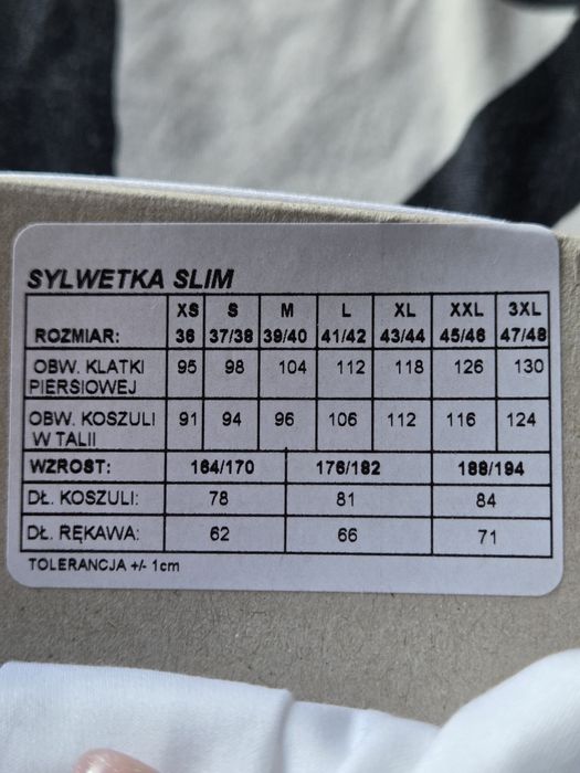 Koszula biała slim Vestus