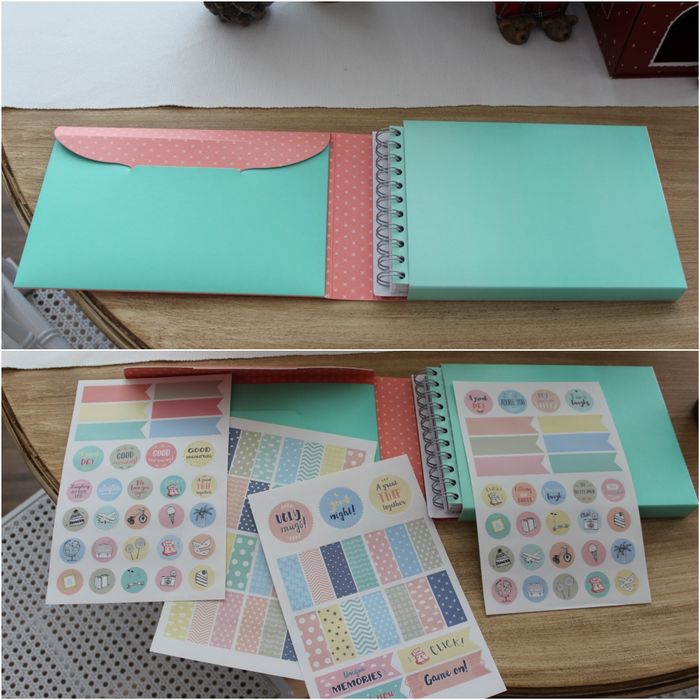 Álbum/livro colagens Together till the end of the world Mr Wonderful